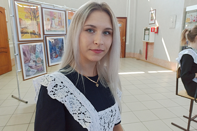 Полина Сидоренко - выпускница и медалистка школы №39 ст. Юго-Севернойн